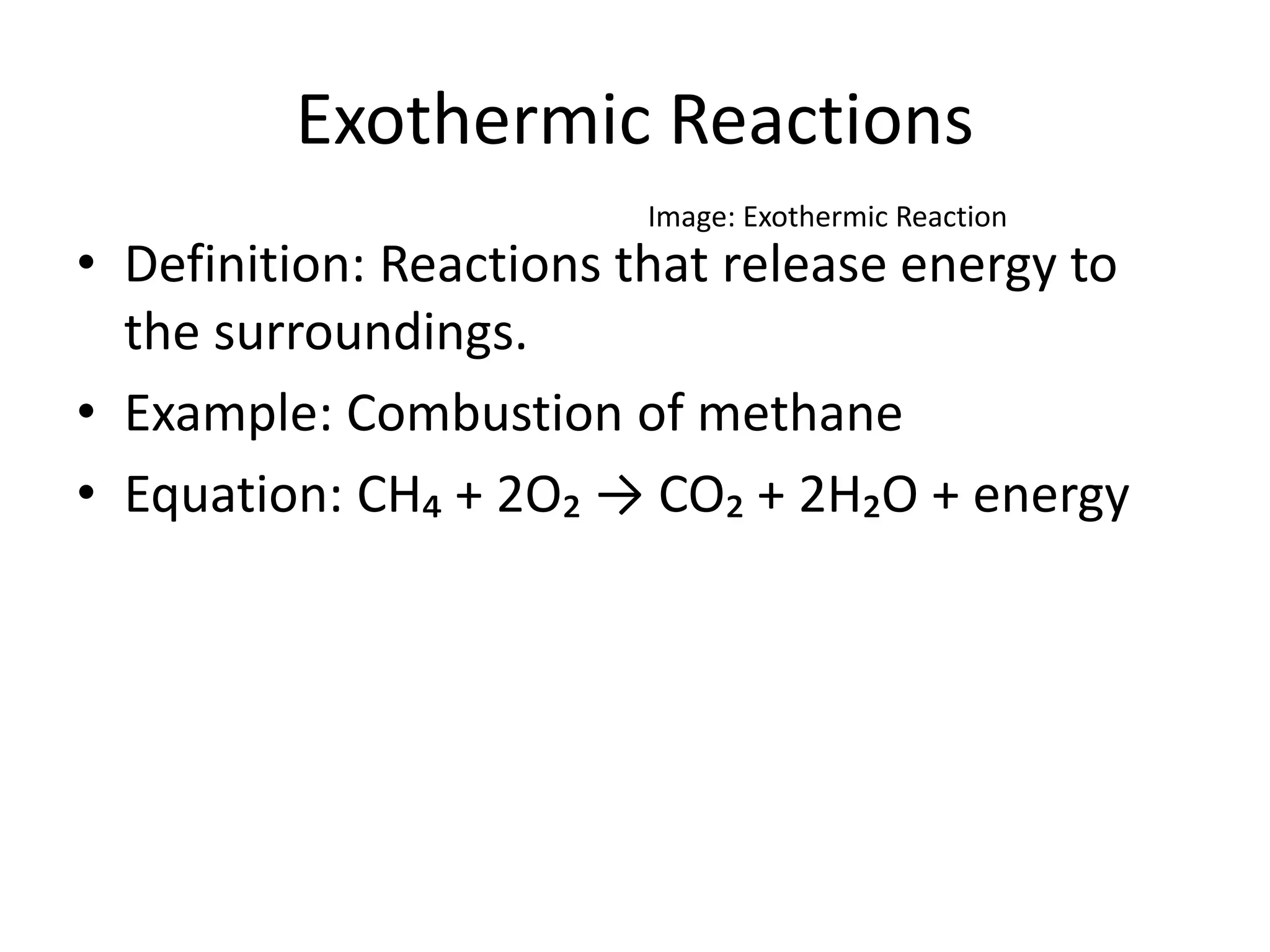 Chemical Reactions and Equations with Endothermic Exothermic and Images 