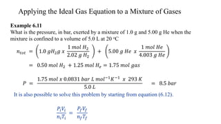 Chemical reactions in gases | PPTX