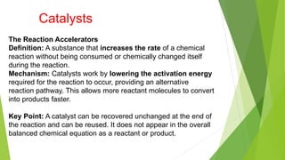 CHEMICAL Reaction and factors affecting rate of chemical reaction | PPTX