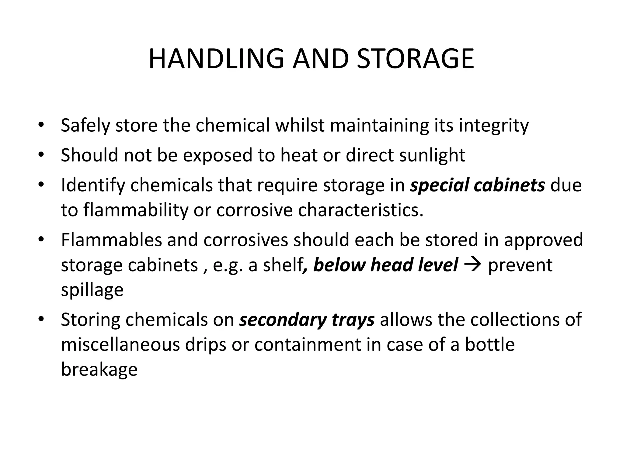 Chemical safety in histopathology lab PPT