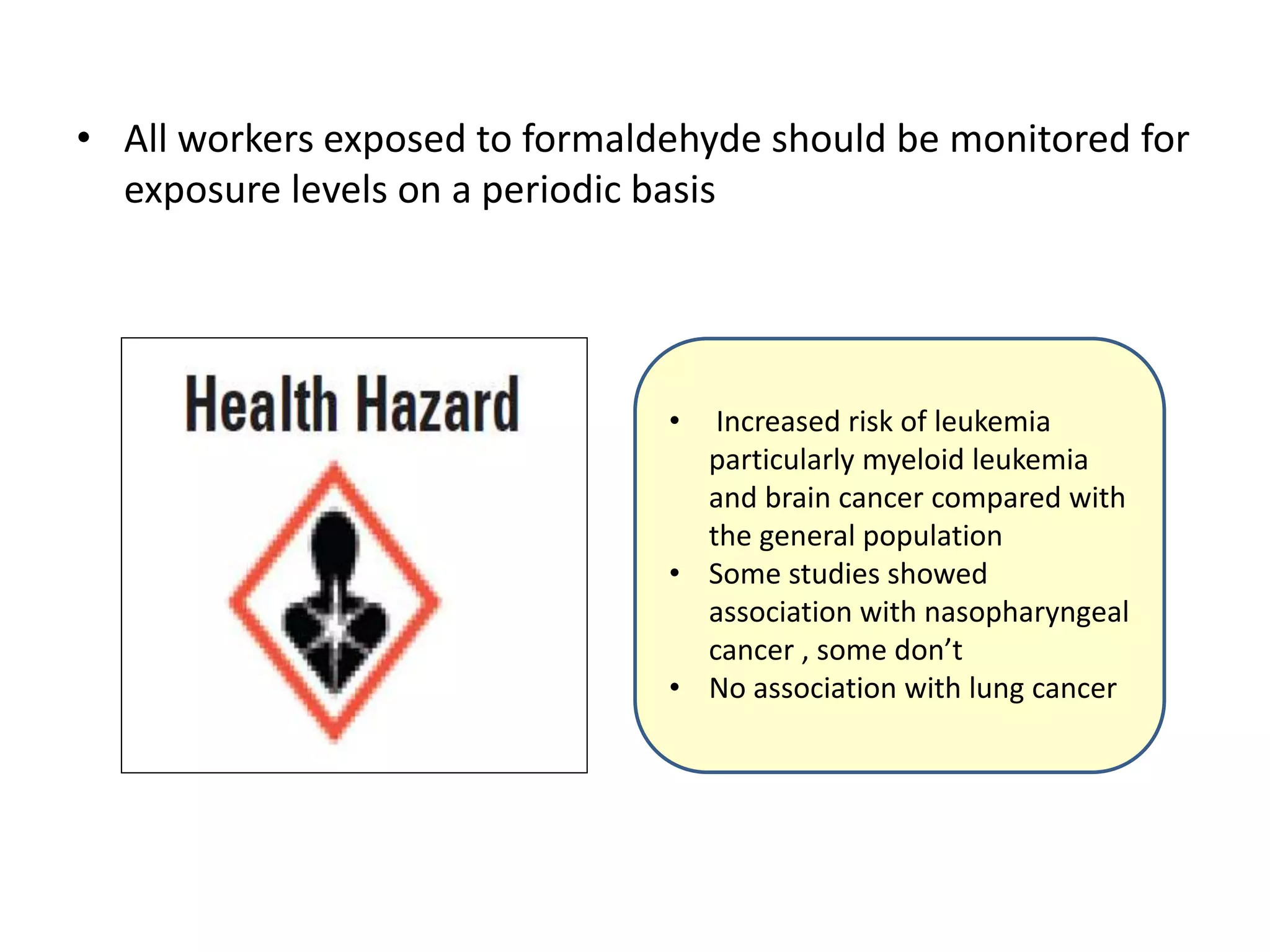 Chemical safety in histopathology lab PPT