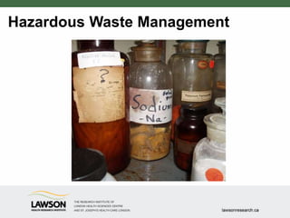 Hazardous Waste Management
 