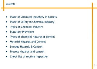 Osh Code List Chemical Safety for Factory Requirement OSH code | PPTX