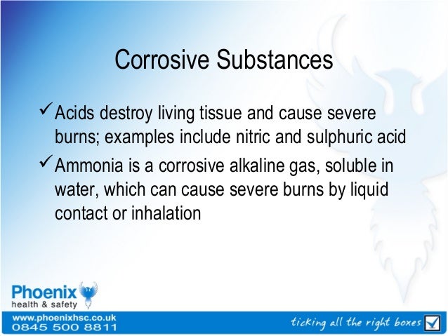 pic Corrosive Chemicals Examples chemicals