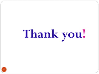 20
Thank you!
 