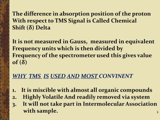 Chemical shift and application of NMR.ppt