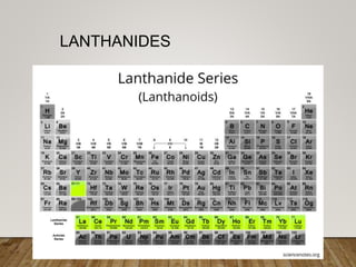 LANTHANIDES
 