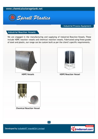 - Industrial Process Equipment -


Industrial Reaction Vessels:

We are engaged in the manufacturing and supplying of Indu...