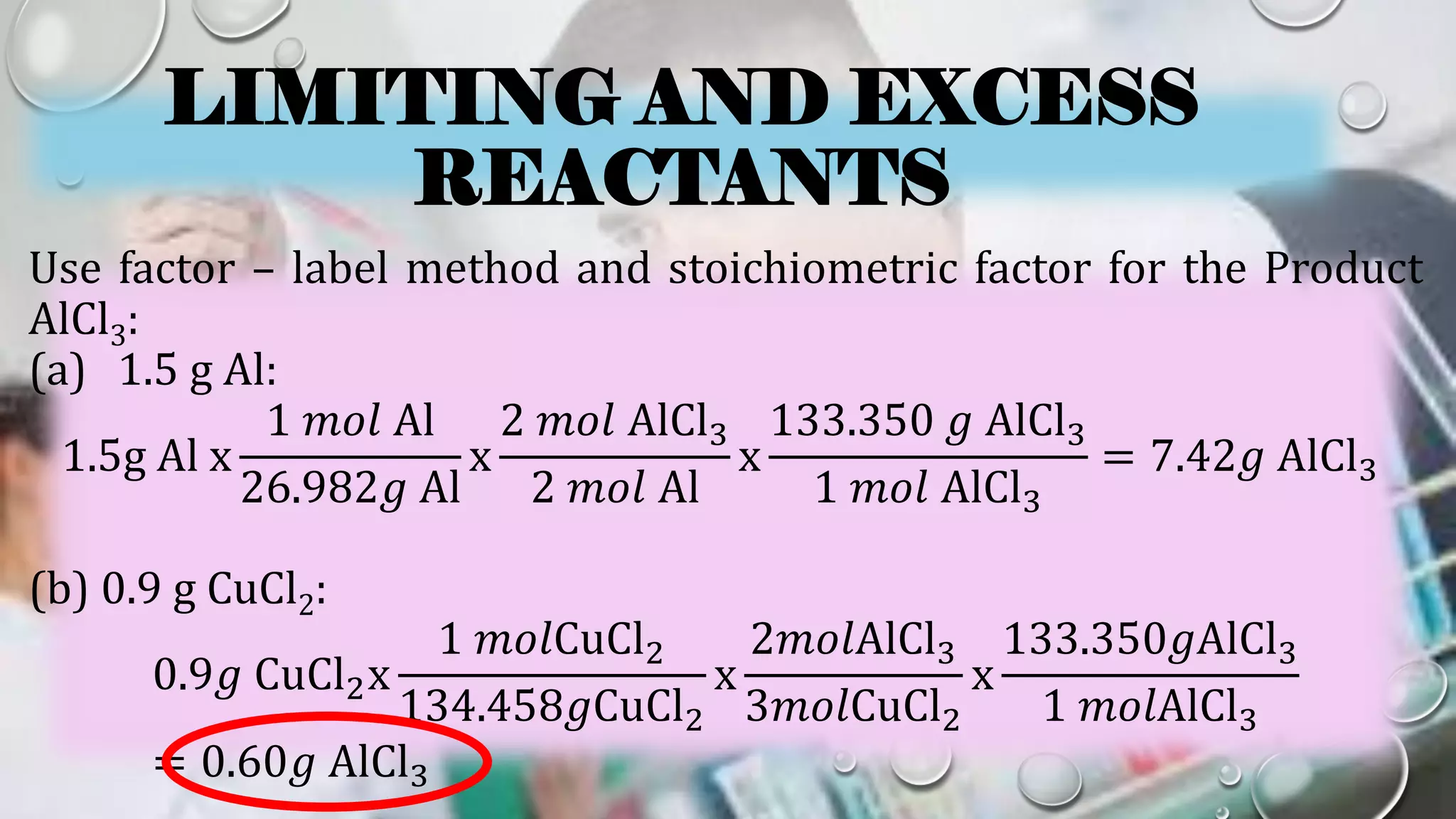 Basics of Chemistry: Chemical stoichiometry | PDF