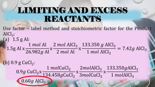 Basics of Chemistry: Chemical stoichiometry | PDF