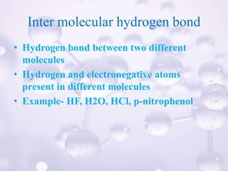 Chemical structure & bonding , types of chemical bonding.pptx