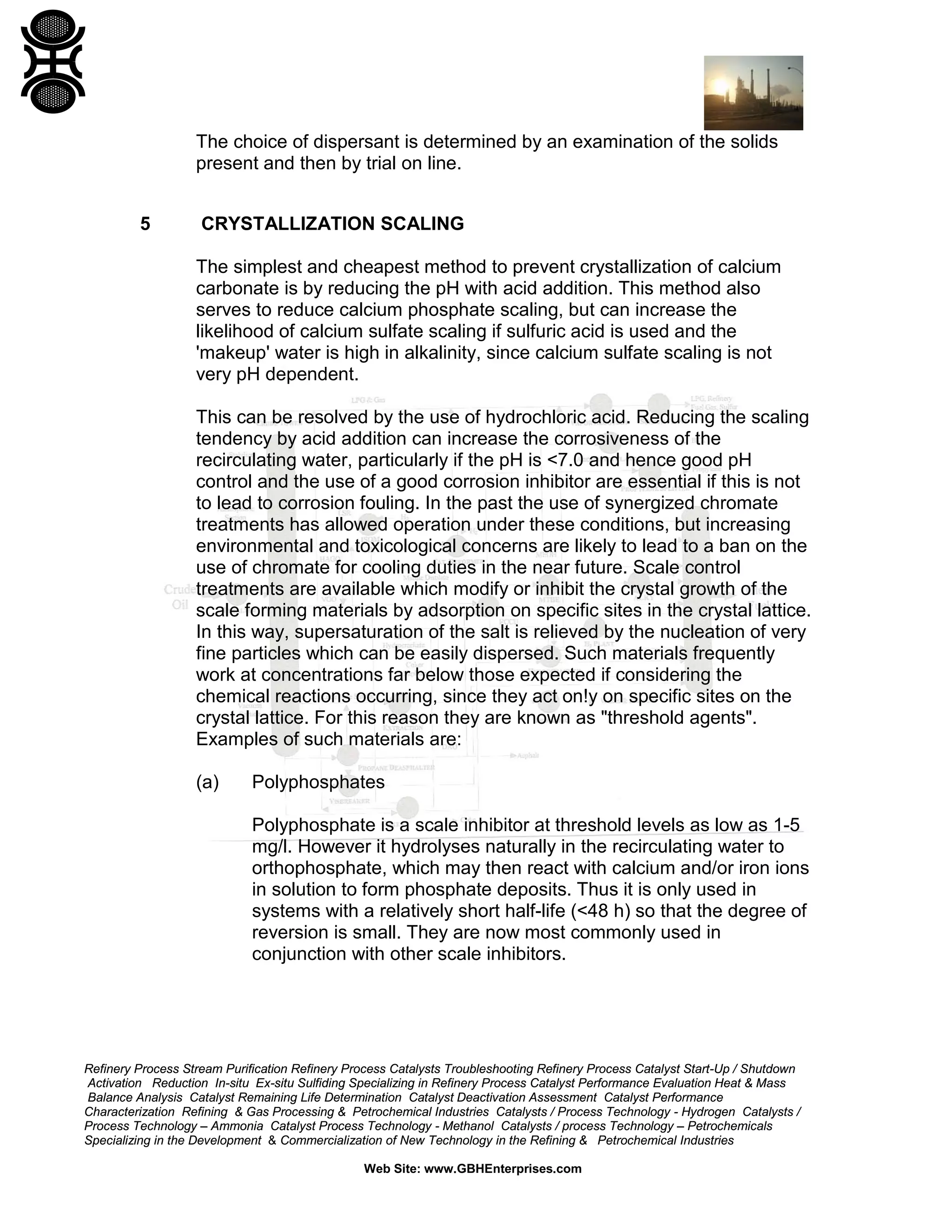 Chemical Treatment For Cooling Water | PDF