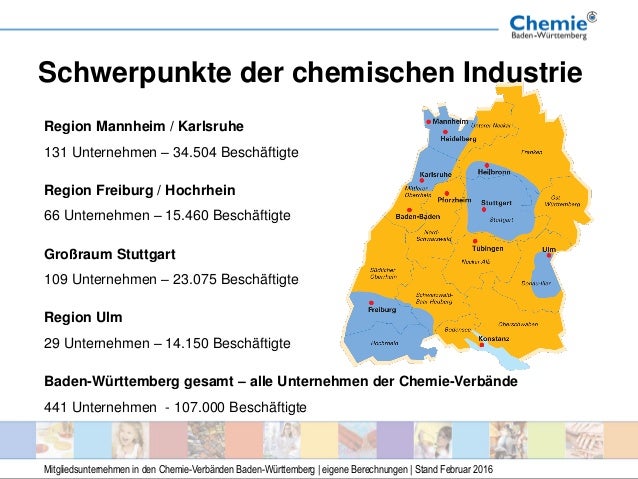 Chemische Industrie Baden Wurttemberg Strukturdaten 16