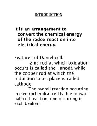 EMF OF DENIEL CELL | DOC