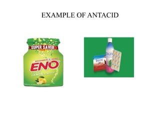 Antacids Examples Chemistery in every day life | PPTX