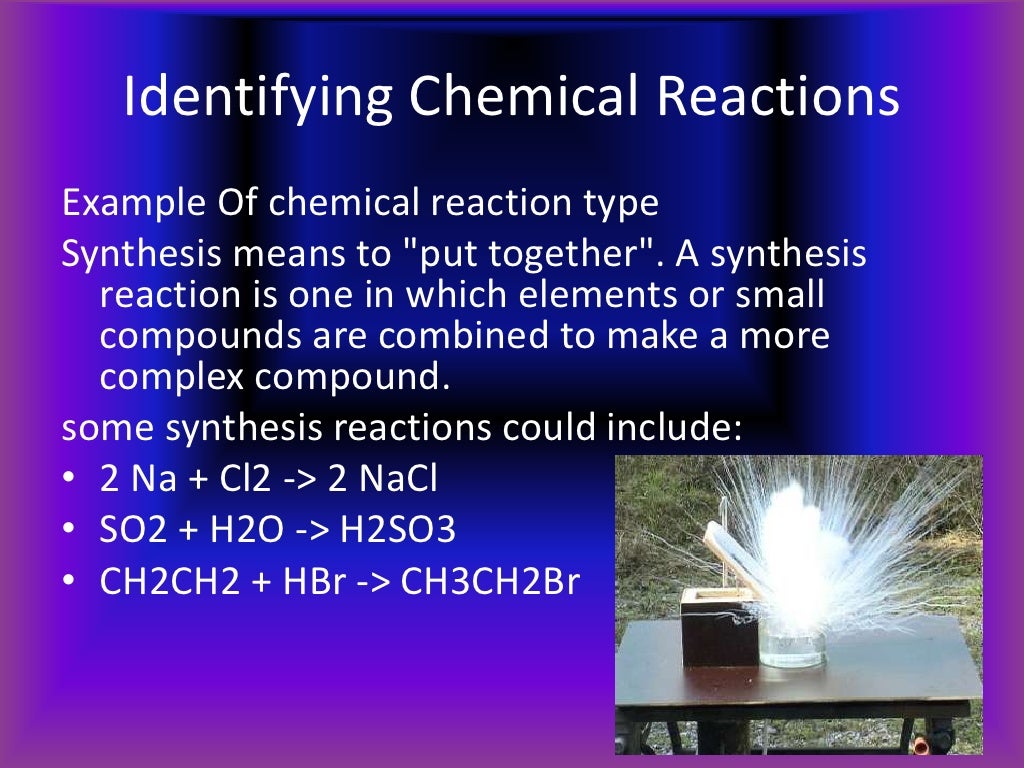 Chemical Reactions KW
