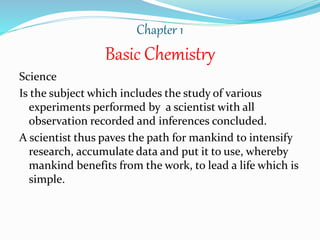 Chemistry | PPTX