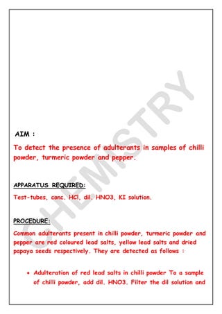 Chemistry | DOCX