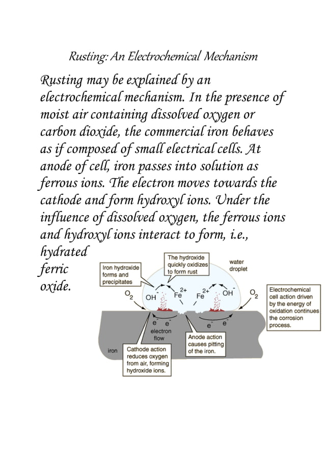 STUDY OF THE EFFECT OF METAL COUPLING ON THE RUSTING OF IRON