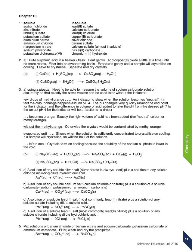 Chemistry Textbook Answers
