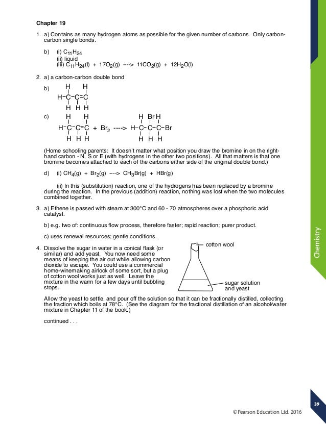 Chemistry Textbook Answers