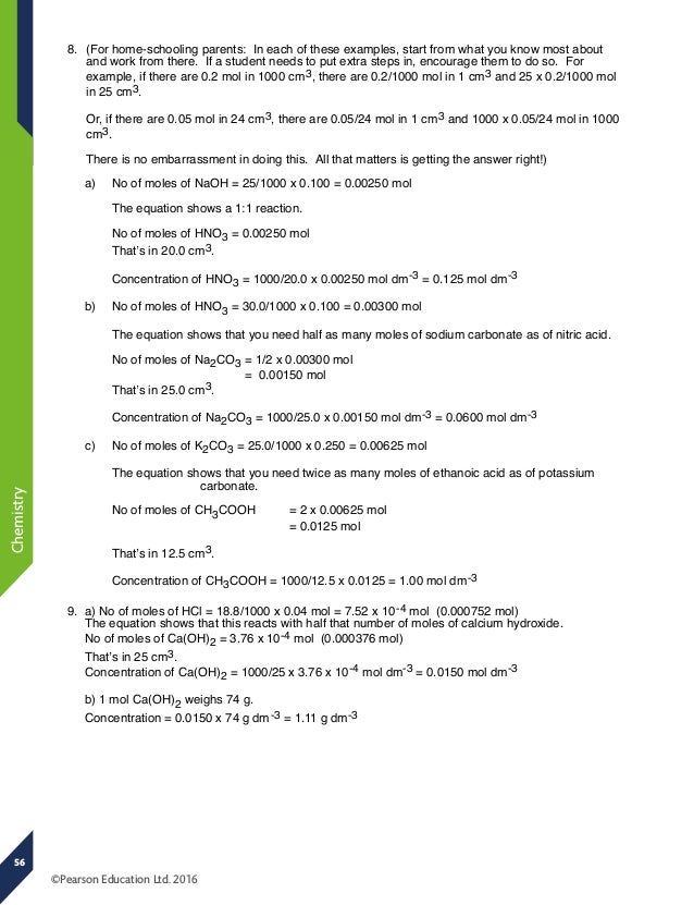 Chemistry Textbook Answers Chemistry Textbook Answers