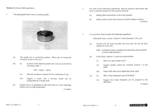Chemistry 2001 Paper1