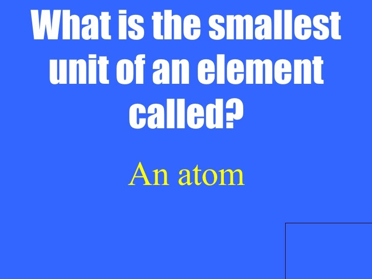 Chemistry Jeopardy