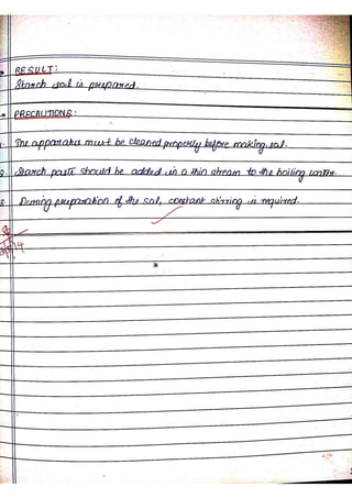 Chemistry Practical Record Full CBSE Class 12 