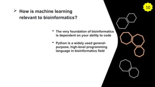 Bioinformatics and Machine Learning.pptx