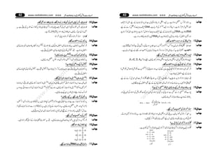 10th Class Chemistry  Urdu Medium Full Book Exercise Short Answers
