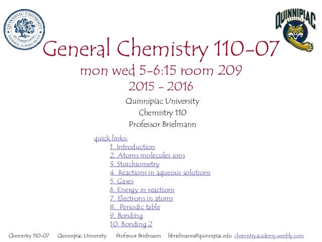 Chemistry 110 07 8 19 15