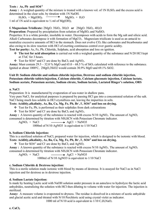 Pharmaceutical Chemistry notes PDF