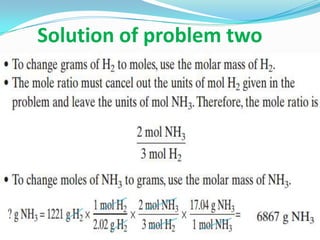 Solution of problem two
 