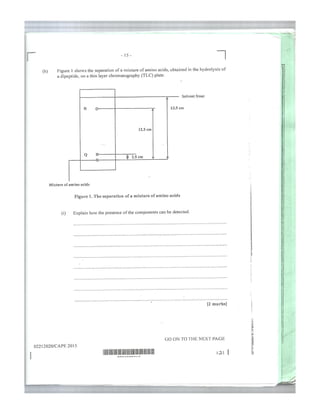 CAPE Chemistry Unit 2 Paper 2 2015 | PDF