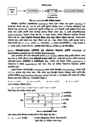 g ~ ~-Qlil41(91 (~, ~ ~)
(hi llff9 UV~~~)
~~~--'ft~~~I
----....,,....------.......--- a• "IJIF-bct~t.
----.----+---~--~cr-~_a_• 1t* "IJIRl<tf&t.
__ ..,,.__~---t----t---- nif-i-~'.
---------~--t---- 1t ~~
---------~-- a~'.
©
ftile.s 111$-tWM• "1"l1Wf
C<fSR ~ ~ t'fm ~9flfi ~ !t ~ ~ '4111 ~ I
8 1 a~a*~I 1t~1t·,:>1n~7t*, ~ln~a*,
l!I~ 'ft11 l'&OA'SI •l~ilFil ~ I
n~7t*<n~cr*<1t~1t*<a~a*
I ~1.....----•--I ilc-11Ci61Cil'ri~ 1~--·--~ ~ I•n:'1itJl'IDllt+ ftot'!;:q;'!;~I
l = C'ftl'l'f brcfi
Ci1ilrltf1'6.
ftil ~-~ I AAS 0 ~ Jffl~,.'ilti.111
Yf" .. b i1'111tt4 Ci11'11l:etlC11'SI (nebulizer) ~ ~ ~ ~ ~ (finefog) ~
GIJIOAl:>fC'l ~ ~ ~ I l!I~ ~ 1!1"4 1!1'4$ ~ (~ '1Jtlf) '6 <tl!Sl~>IR Gif!4CetC'1'SI ~
~~~~I~~~ <tl~'f!> ~I~~ l!I~ «t¥!5 ~ ~
~ 'J'f1J1T l!l<iSff; l!I~ ~ CJ~-~ ~ ~ <mr, lit 1!1'41Ti qtDIJ1lfiS?tl4ilOA'SI
(photomultiplier) ~ ~ ~ ~ 1 l!I lltP ~ ~ RlmctfAS !<t'1]~4 ~1'1IC'1
~ ~ ~ I cq9f ?;q'J}RI• f7trt..lt'1t ~ ~ ~ ~ ~ 4fft ~I 51141114 ~~
Yff"i<t'6'1 ~ l!I~ ~ ~ ~ ~9f '4111 llnJ I ~ ~ f.m1l 1!1'4ftt ~lll$i1 ~ '(3
'fcmRf-~ ~ (A= E ct; ~ A= GiJl<t:>f<t~'I, E =~ ~' C= ~ ~ '(3
t= ~~)~~~I (iiF1tltS.. ~I~"·~~~ e.e ~.t-n8'cff)
e.)o.~ ~f't~-181'1111., ct'11f't~~ ~ 9'fti1M"1¥S ~ if~~ (Principle · of
Quantitative Analysts by UV-Visible Spectroscopy)
C<tSR 'Al:>fl41M4 ~ ~ Gi~C<tt1f.i-,"'1Jiil~ (UY-Visible) 'GittaCiJ'Sl ·-~ ~ ~
~ ~ ~ ~ "!fl~ ~ ~fWc;qeti{-1{-Uill.. ..mwr~ I GC~C<tefif-lf'1J111'1 ~ ~
Gi~C<ttiPf-~Jlllii ;q'flfilfil~ ~ ;qcflfil~C:l411'1 ~ 1 ~ l!I.. Mc:f1fct ~ (qualitative) -e
~ct~ ~ ~ (quantitative) ~ 9fmt I ~ l!ll: ~ ~~ RI~~~ il~~
GllC'llf5'6 ~ I
~ M'1Jiili1 ~-l:Ctl~~ (nelectrons) ~ ~ l:til~ii (non-bonding) ~ ~
UV-Vis Gil"114 "" c-ftlict <mr 1 ~ ~ <mr l:"1cMii1 ~ 111NHOA ~ 'GiJlf.G-•
'GIT'1M4 GlfcfGIC'1 (anti-bonding molecular orbital) ~ ~ I l!I 'ftYfNiOA'SI ~ ~ ~ ~
~ R'9f ~~~I 'ft~fir.~9f I
)'Ir)
 