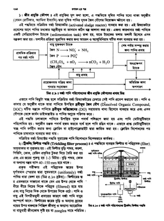 fAr t-.2' a•~~'tlt9't fA'qf9 '~"ltift ~fAr
l!I~ 9flf.f ~ ~·W'f J1RJ-rnb crefJ ~GlJl4G<Jl'A ·~ ~ ~ ~ <RfCin ~ 1 9flf4- '6
~ ~ ~ ~ ~ ~ '~ ~ ~ C'lM' ·(Dissolved Organic Compound,
DOC) ~ ~ ~ ~ etf11ctte-.t (DO) '1~141!>141 ~ ~ ~ ~ 1!1~ 1!1~
cift~ ~~ Sl~~CJ!lll:5 ~·~~~~I
~l:. ~ t>l11<PICG1 . ~ '~ ~ ~· 9ffiRfit9f 1lt11l ~ l!I~ ~ ciiff;IJJJU'!Sl<A
~~ ~ I ~~@RS ~ ~ ~ ~ ~ 9flf4" ~~ OJtt4 I ~~ 1tt• CiilTJlfiJ<elC<I
~ ~ ~ ~ ~ ~ ~ ~Yfl<JPl1il'(G ..rtf· ~ <R°t ~I ~ ~ ~
~ t>lql<11Cl1 ~ ~ ~ I
)fra,@!) qefJ f<J'dlJli'SI ~ Jj}llC'Slet Yflf.fRt-ft~ MC"lat<elC<I ~ I
~ I~~.,. (Trickling filter process) a ~· Yf'41NsC! ~ ~ ~ ~~l<l<P (filter).
C!Sll~!>l<Pl'Sl ~ ~-~ I l!ll: ~~ ~' ~, .
~'~'~~~.~~CR!~
l!I~ l!I~ ~ ~ ~ 1-3 ~I~~'~
~~~~40-150mm~~ I
~ "'f~IJPl{'J l!ll: "1H2tl<l<P ~ '9Rt
~~ ~~ ~ ~~l'olc<i (uniformly) ~
9flf.ttf ~ ~ ~ (~ <t.~o aFu) I ~ICH ~
~ 1!11''1'0IC<I J'11'8flC~I ~ ~ l!lif '9Rt ~ 9flf4- •
~ ~ f.fcR ~ ~ (filtered) ~ ~
l!lcn. <ni f.fcR ~ ~ ~~ ~ '6~ I ~ '6
~ l!I~ ~"Pl~!)~ ~ ~ ~ Yflf.f ~
'ft.~~ I PMilCH ~ ~ '6 ~ ~ 'fl-t
~ ~ ~~.~ '6 ~ 61JIC'Al~4 fAl~.)o ••~'1flc"l~~Mtt.rw
<fl <tl{(<tl~ ~<IC41at "Jft ~ 1ll zooglea ~ ~ 1
)I.~··~I l!ll: ~ ~ ~ ~' !I ~ ~ ~ ~~ ~ ~
.(~ cftl1m~1~, ~ ~) ~ ~ 9flf.ttf ~ C9M ~'ff Pfc411.~ ~ ~ 1
l!ll: ~ J1kc@'!> ~ Ri'dlJl4G'SI (activated sludge reactor)~ 'fft ~ 1 ~~ kt«:5CJl4G<Jl
~·~~~~5Qil~'t'!)~~~-q~"flt~I~~~~~
1!14 CJ'INJDJC.ij~ ~"c<1S (sedinientation tank) ~ ~' ~ ~(Cfl ~ ~ ~ ~~
~~~I~~ 'tif(~!) ~~~ '6 'dlJl~Millll ~~~~~I
~~ctmt~~ 1· ~-=~~<Rlll 1
~ N ~NO) + NH3 . ""1-l, 7111.. 'R .....~I'( •
~ P ~Po!-
 