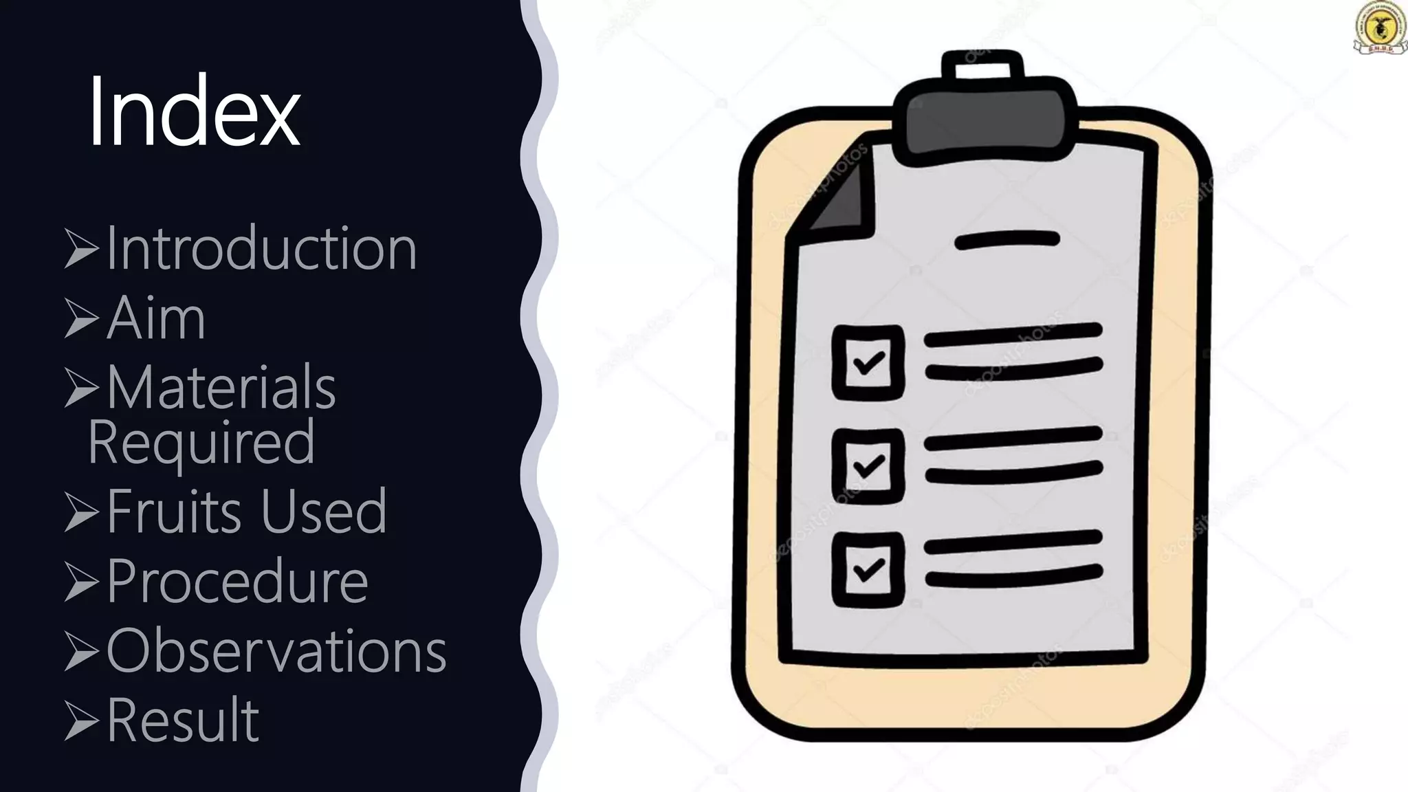 Study on Acidity of Fruits and Vegetables Juices PPT