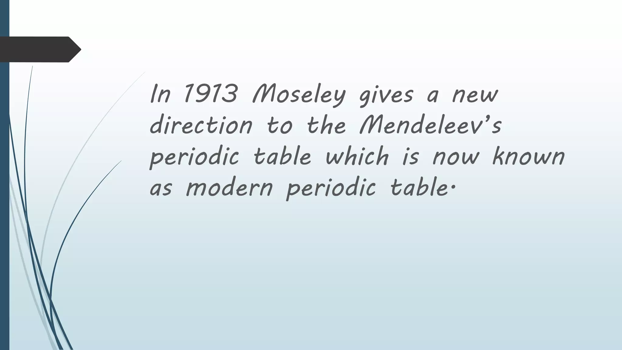 periodic law and modren periodic table | PPTX