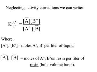Chemistry A notes on Ion Exchange .ppt.x | PPT