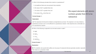 We expect elements with atomic
numbers greater than 83 to be
radioactive
20XX Pitch deck title 47
 