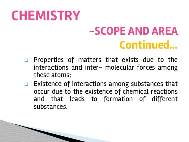 Chemistry assignment help