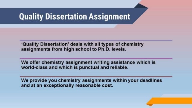 Chemistry assignment essay image