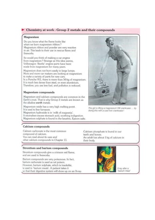 Chemistry at work  uses of elements