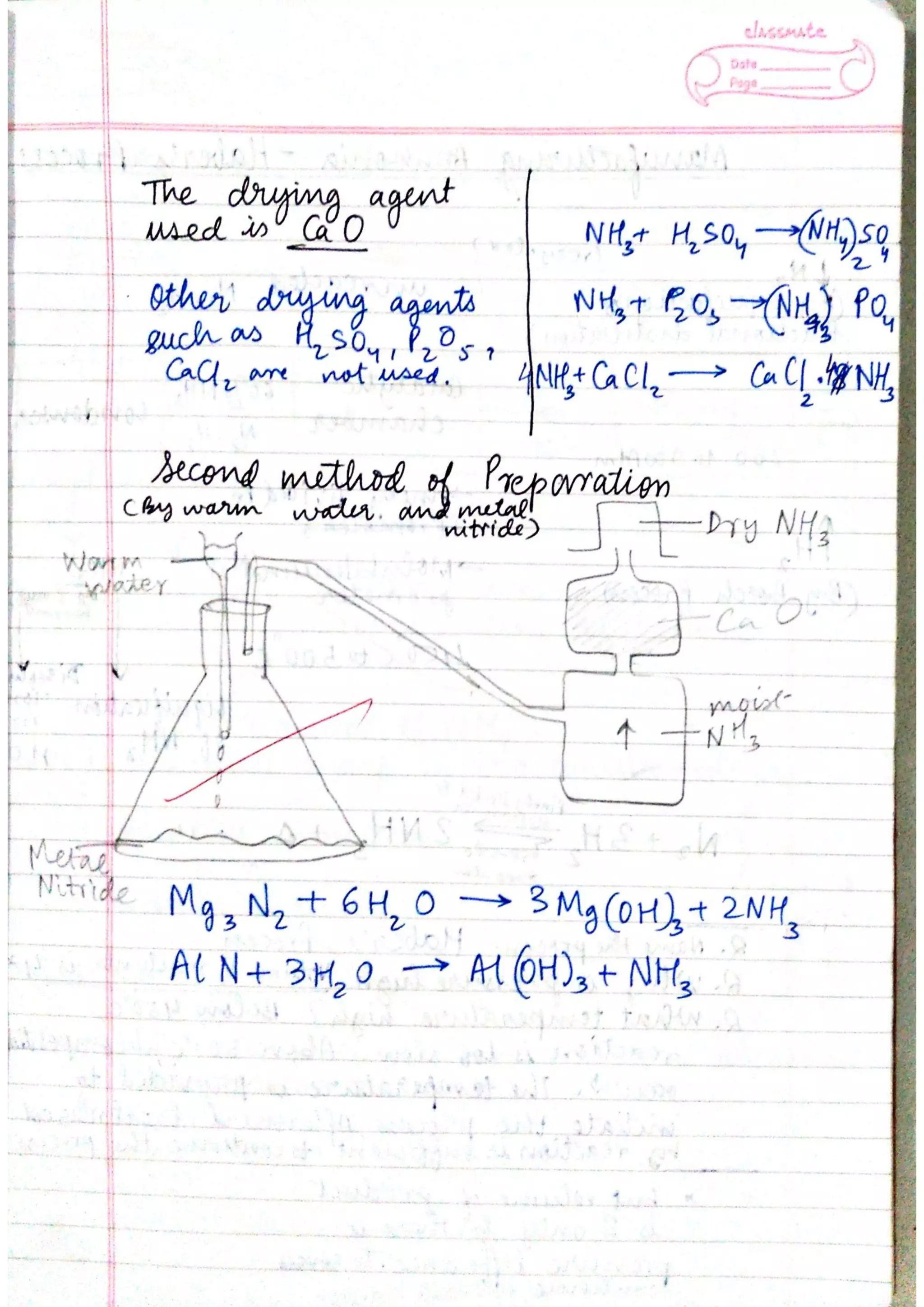 ICSE Chemistry Class X Handwritten Notes