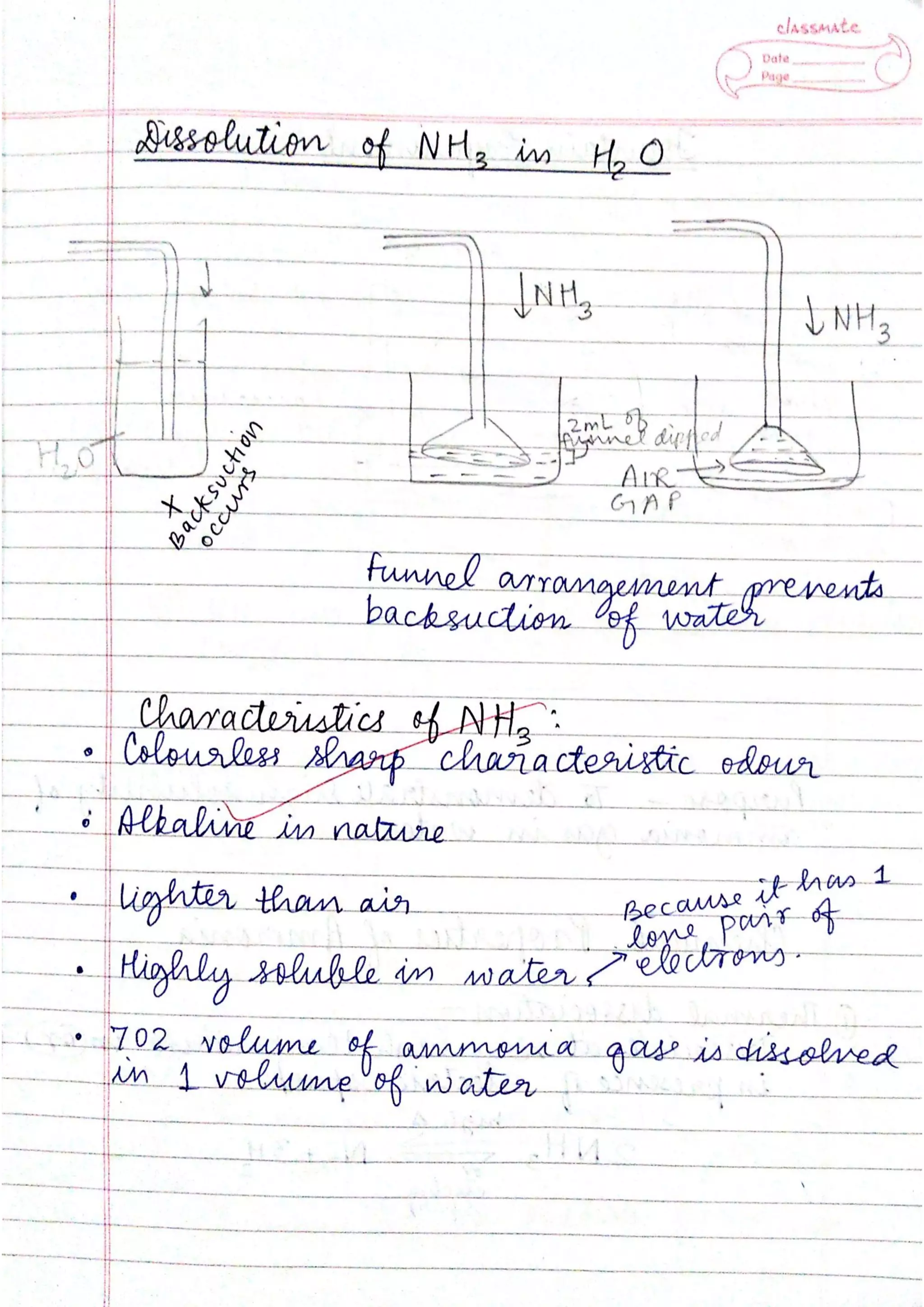 ICSE Chemistry Class X Handwritten Notes