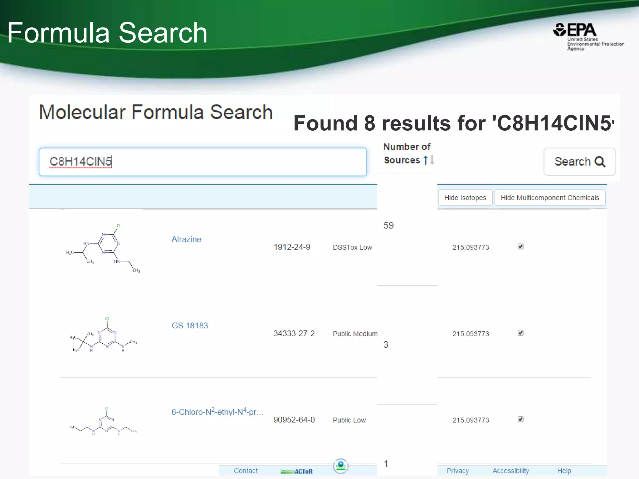 Formula Search
21
Found 8 results for 'C8H14ClN5'
 