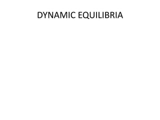 DYNAMIC EQUILIBRIA
 
