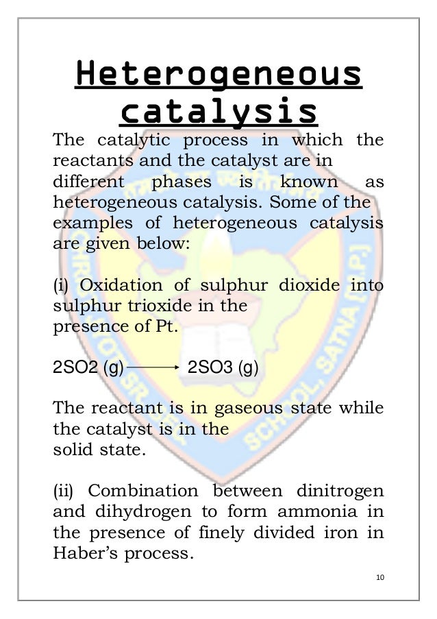 Catalysis Chemistry Project