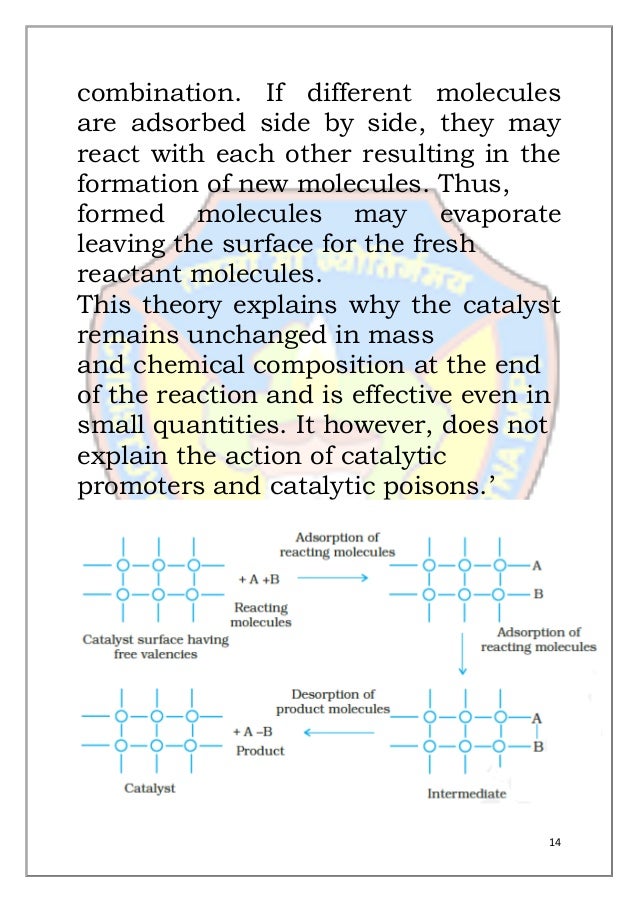 Catalysis Chemistry Project